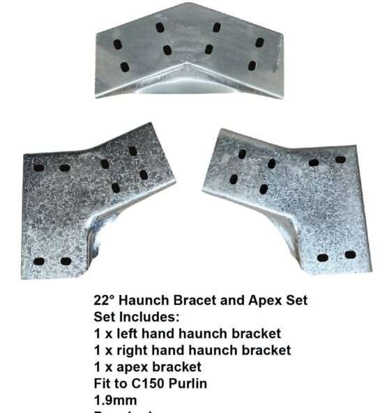 22 Degree C150 Bracket