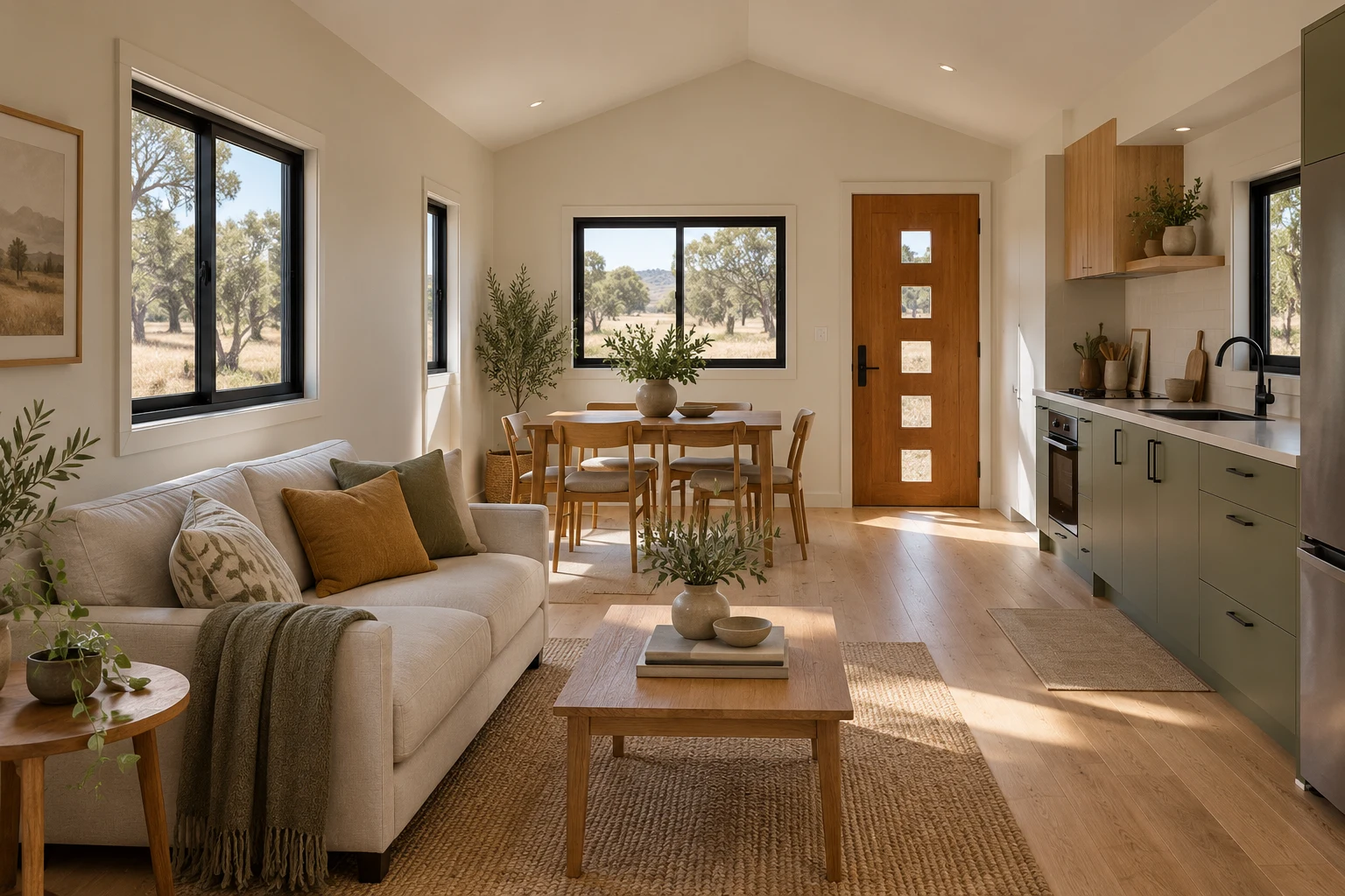 Illustrative interior concept for Settlers Cottage